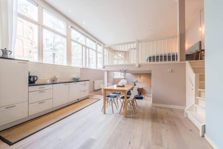 Hip Split Level Apartment On The Ground Floor Amsterdam Exteriör bild