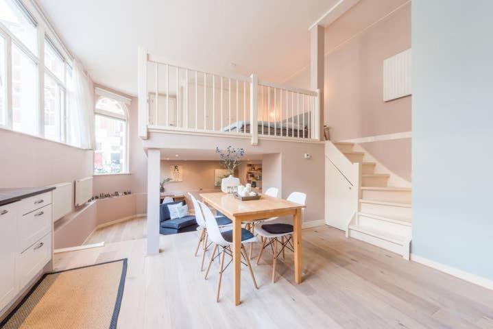 Hip Split Level Apartment On The Ground Floor Amsterdam Exteriör bild